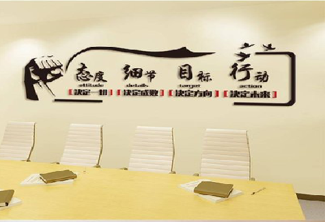 镇康企业文化墙主要展示什么？