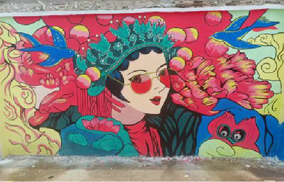 镇康墙体彩绘-网红墙