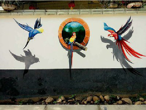 镇康视觉错位-3D墙绘设计