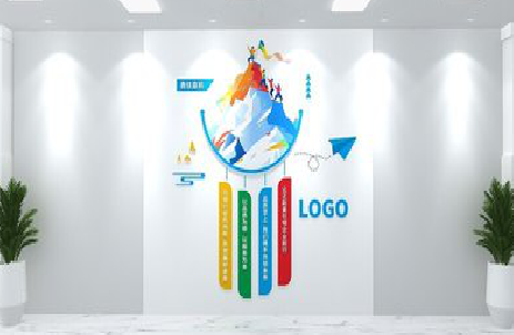 镇康公司企业形象墙的工艺材料有哪些？